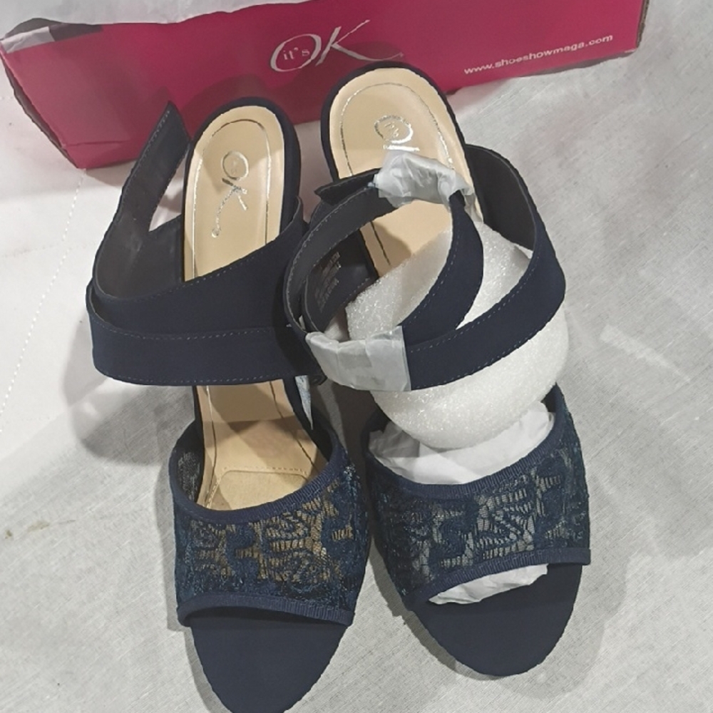 Chic Navy Women's Sandals by OK
